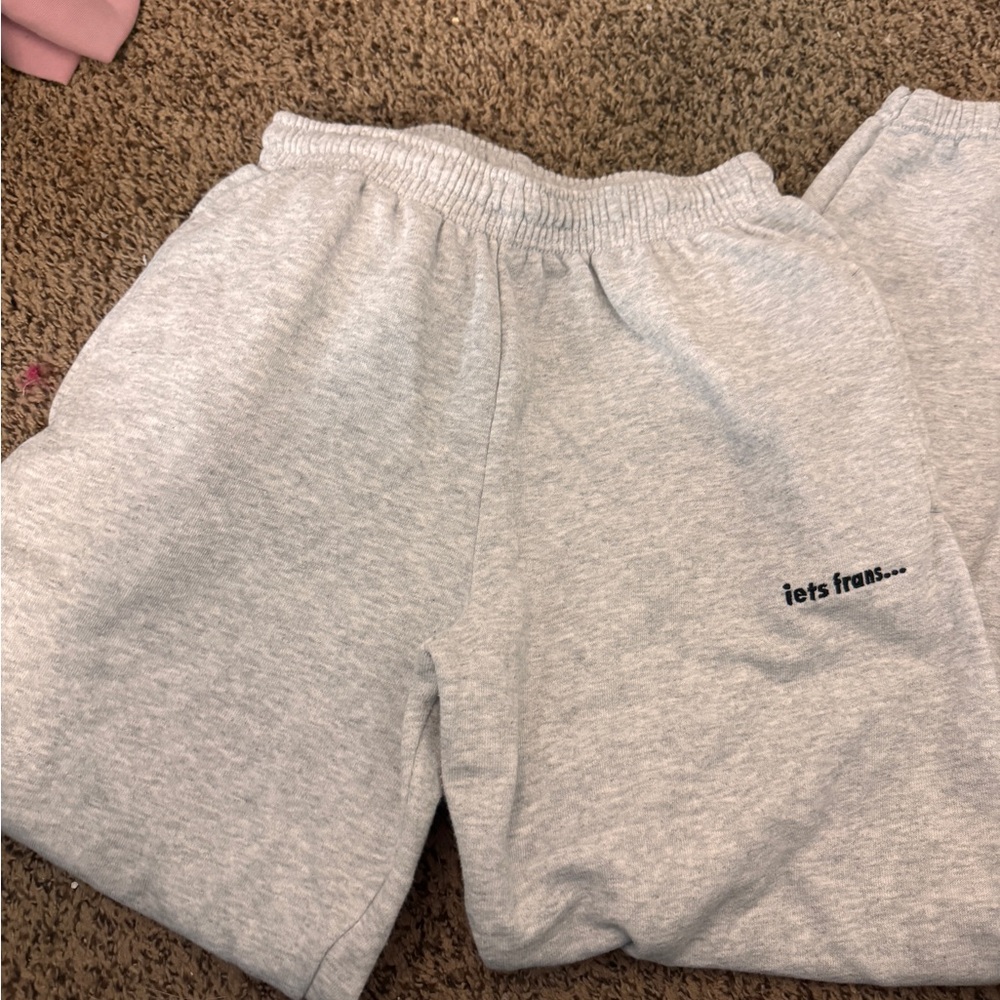 Iets frans light gray joggers